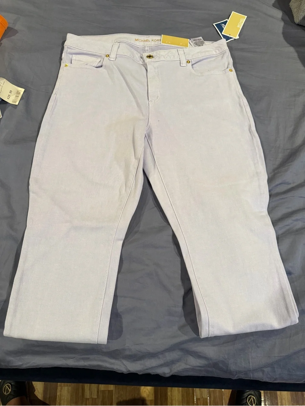 Michael Kors Men's Light Lavender Straight Jeans